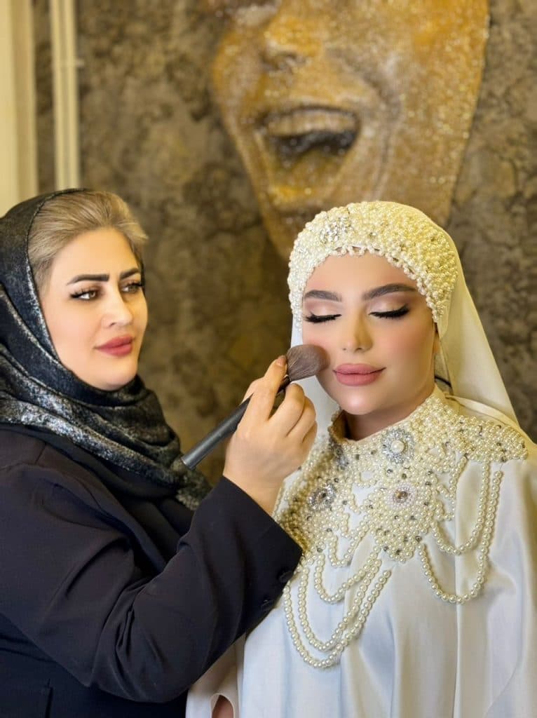 آموزش و خدمات تخصصی vip میکاپ عروس رقیه شکری در میاندوآب