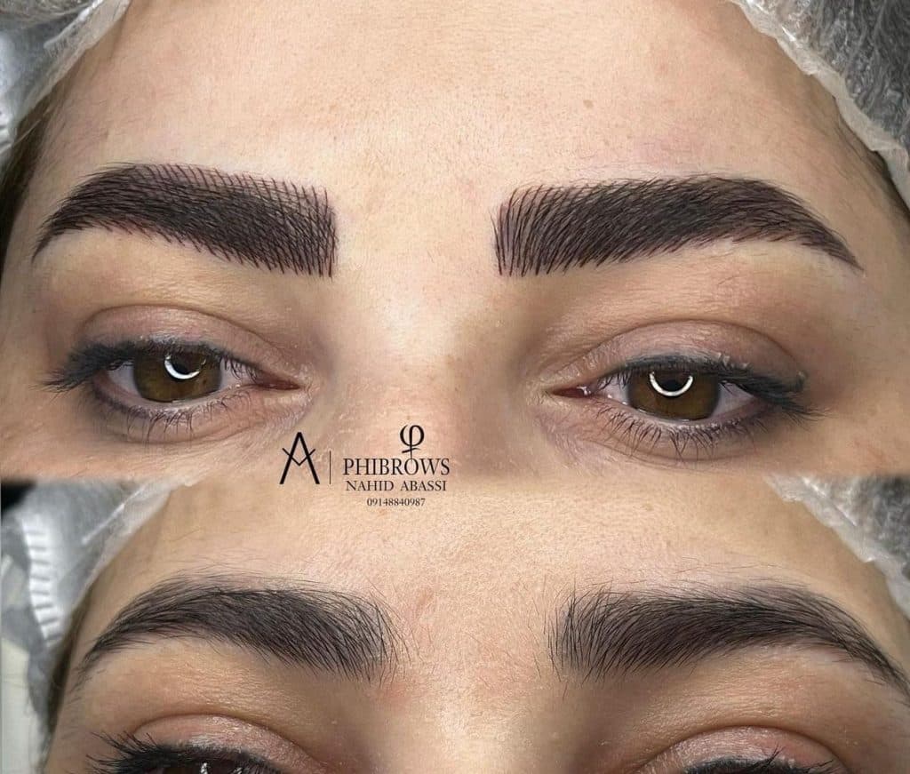 خدمات تخصصی آرایش دائم ابرو و لب ناهید عباسی در سعدی ارومیه