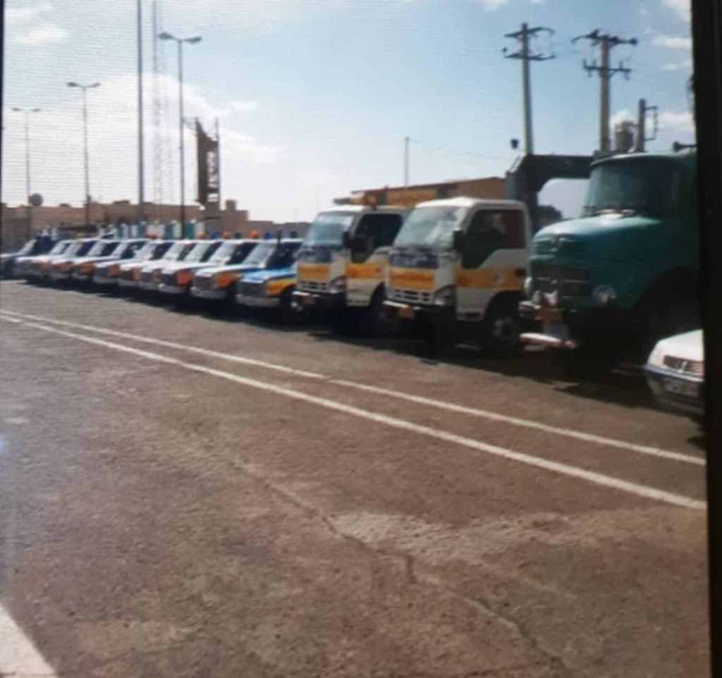 شرکت امدادخودرو کسری در کویر مرنجاب کاشان