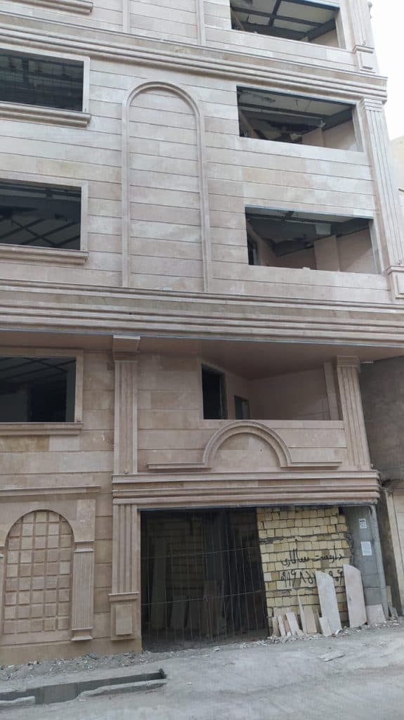 اجرای نمای رومی و کلاسیک یاراحمدی در خرم آباد