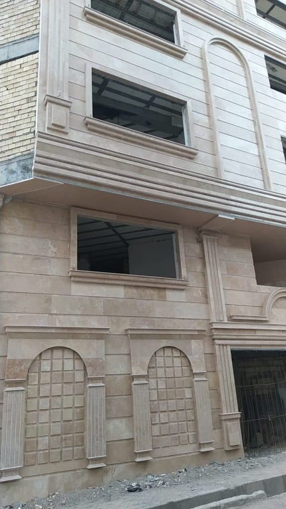 اجرای نمای رومی و کلاسیک یاراحمدی در خرم آباد