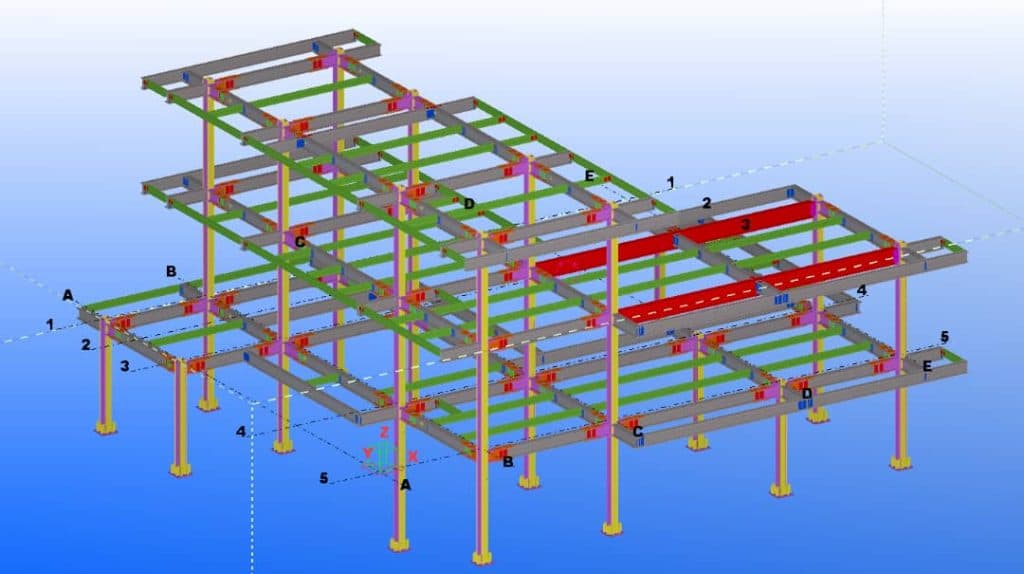 اجرای تخصصی اسکلت فولادی مهندس نامداری در تنکابن