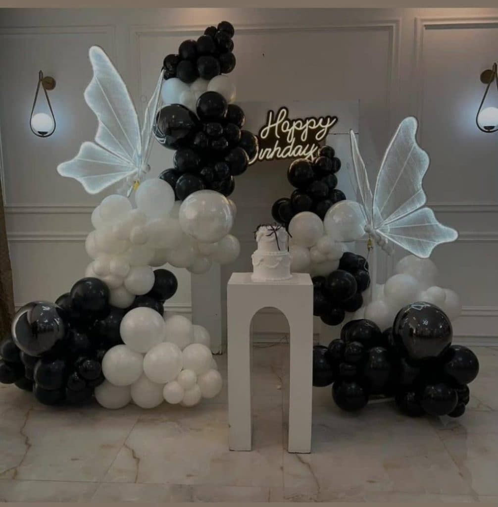 گل و بادکنک آرایی هپی لند اسماعیلی در شاهین ویلا کرج