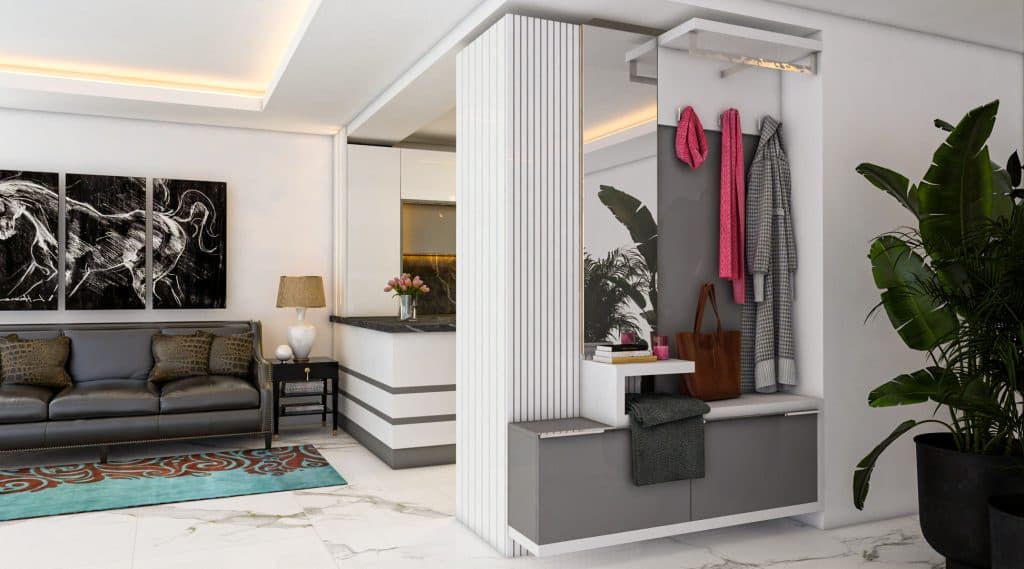 طراحی سه بعدی کابینت و دکوراسیون داخلی دکو رابو در یزد