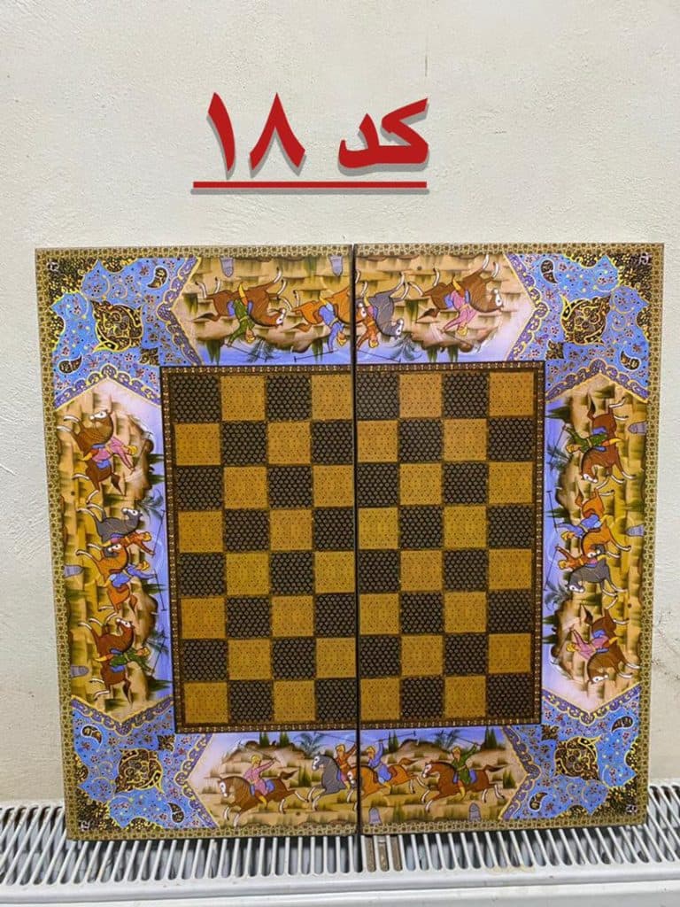 کارگاه تولیدی تخته نرد و سینی چوبی پاسارگاد در بوشهر