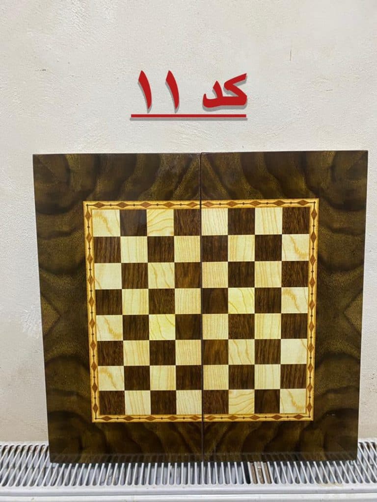 کارگاه تولیدی تخته نرد و سینی چوبی پاسارگاد در بوشهر