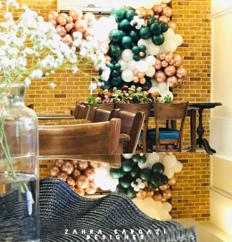طراحی و اجرای دیزاین مجالس تولد و عروسی زهرا سرگزی در مشهد