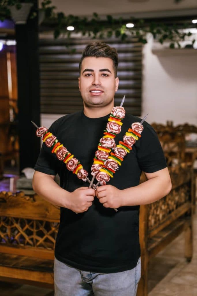 کته کبابی نمونه نظربناب در آمل