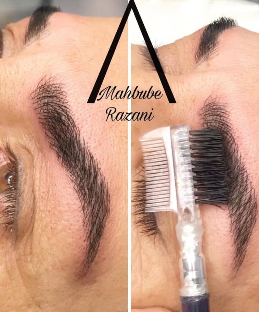 آموزش و خدمات تخصصی آرایش دائم محبوبه رزانی در رفسنجان