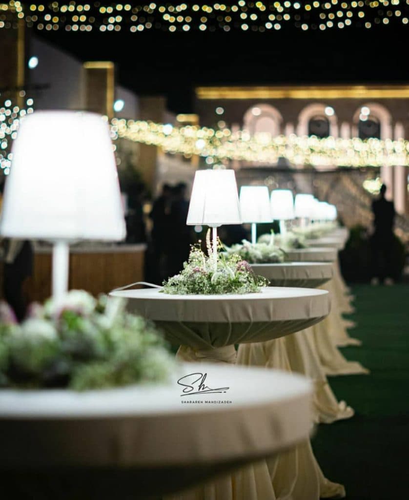 طراح و دیزاینر مراسم شراره مهدیزاده در مشهد