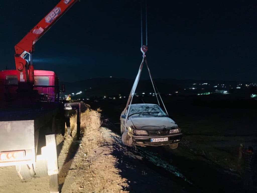 خودرو بر و یدکش مهران در گیلاوند دماوند