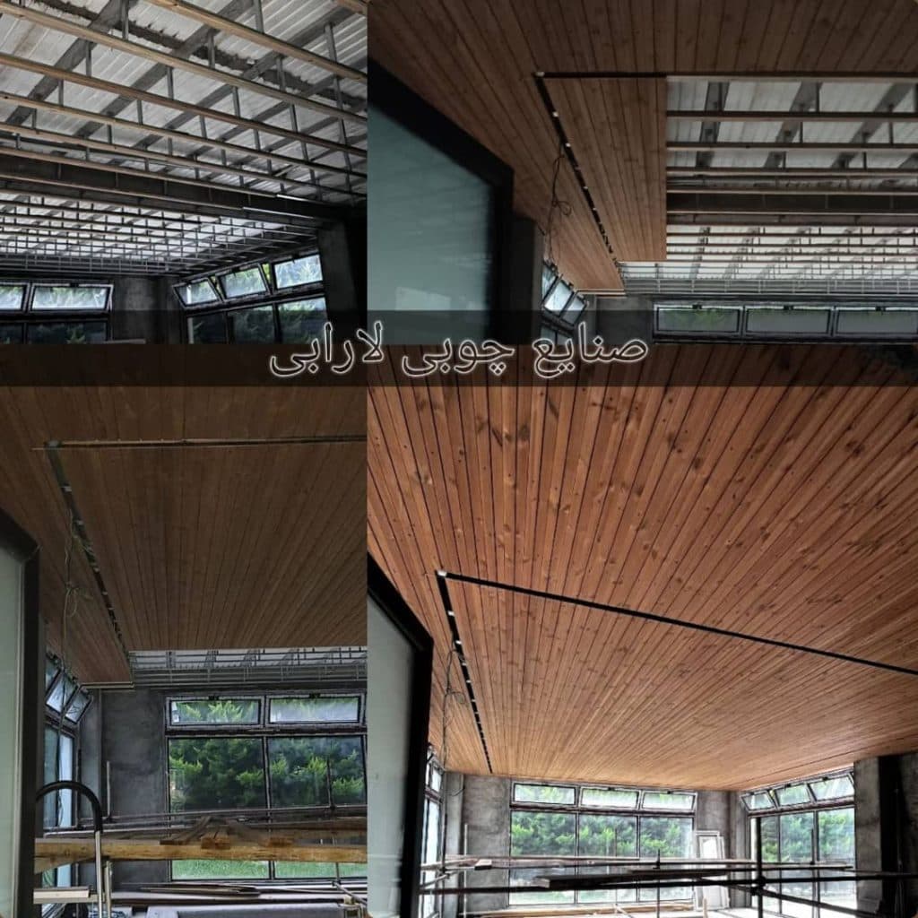 طراحی و ساخت پله کف چوبی و نرده چوبی صنایع چوبی لارابی در نوشهر