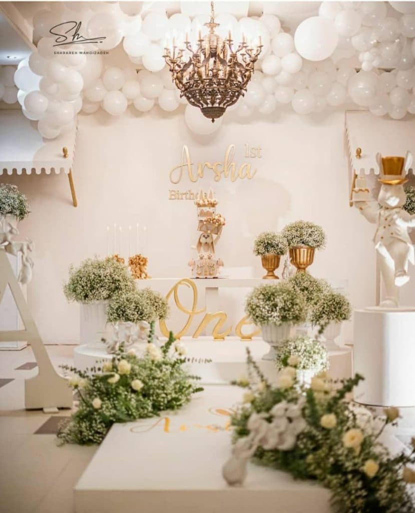 طراح و دیزاینر مراسم شراره مهدیزاده در مشهد