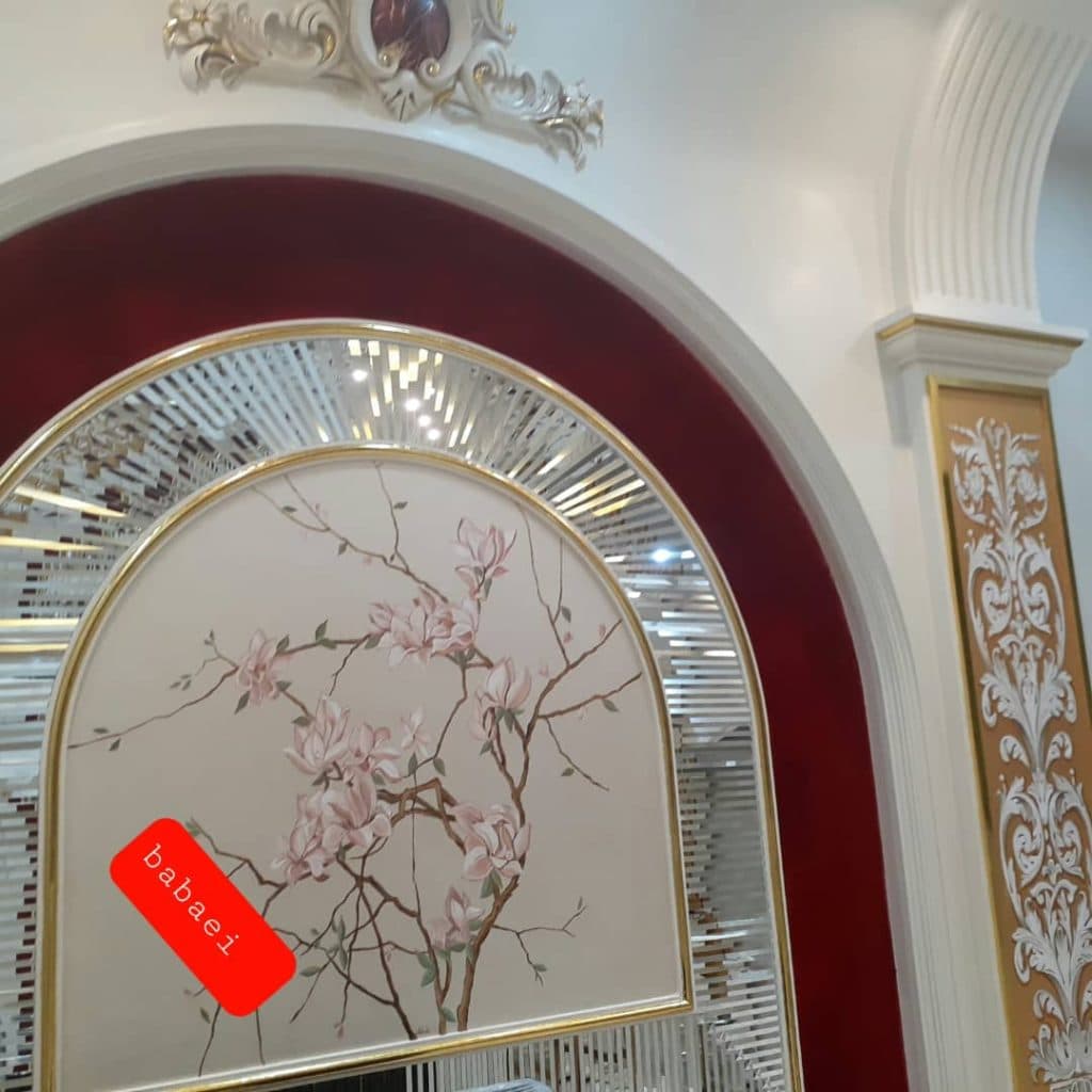 آینه کاری بابایی در فرزانه تهران