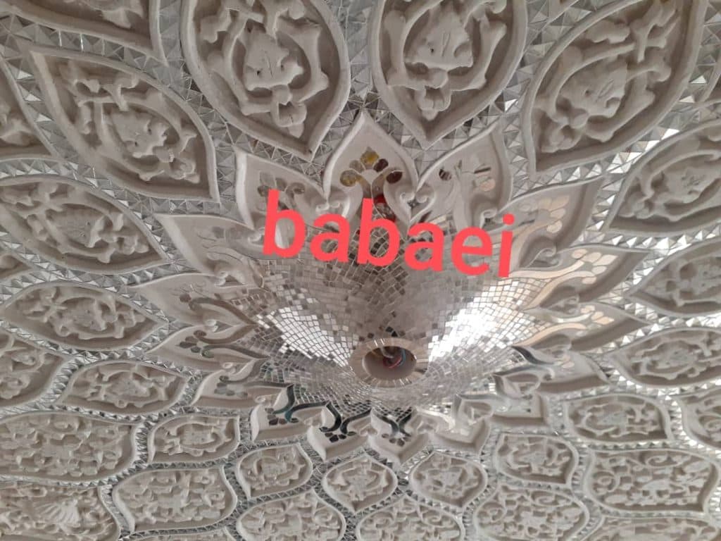 آینه کاری بابایی در فرزانه تهران