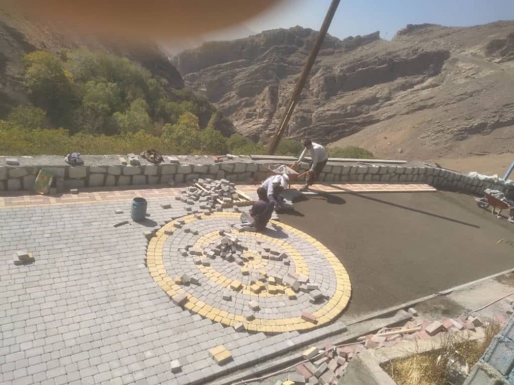اجرای کفپوش بتنی علی عبادی در تهران