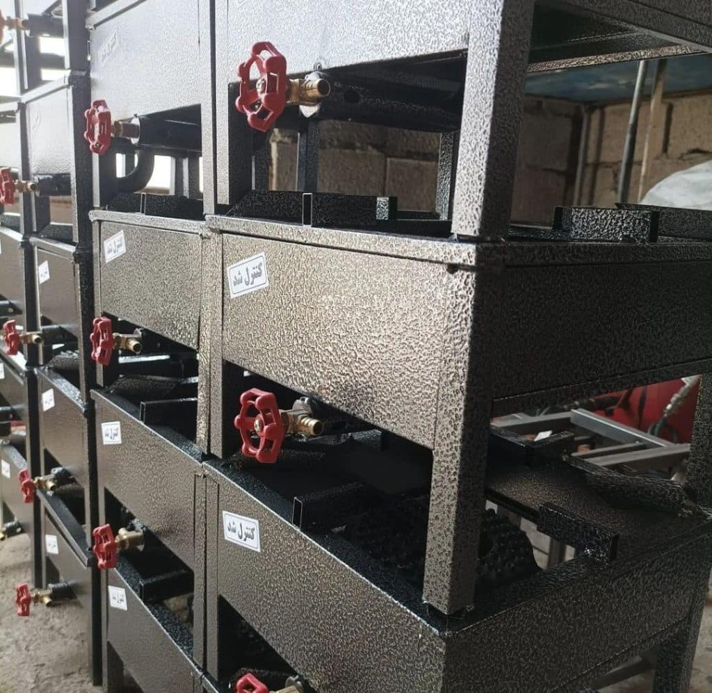 تولید و فروش عمده اجاق گاز پروفیلی شیردار در جاده آذرشهر به تبریز