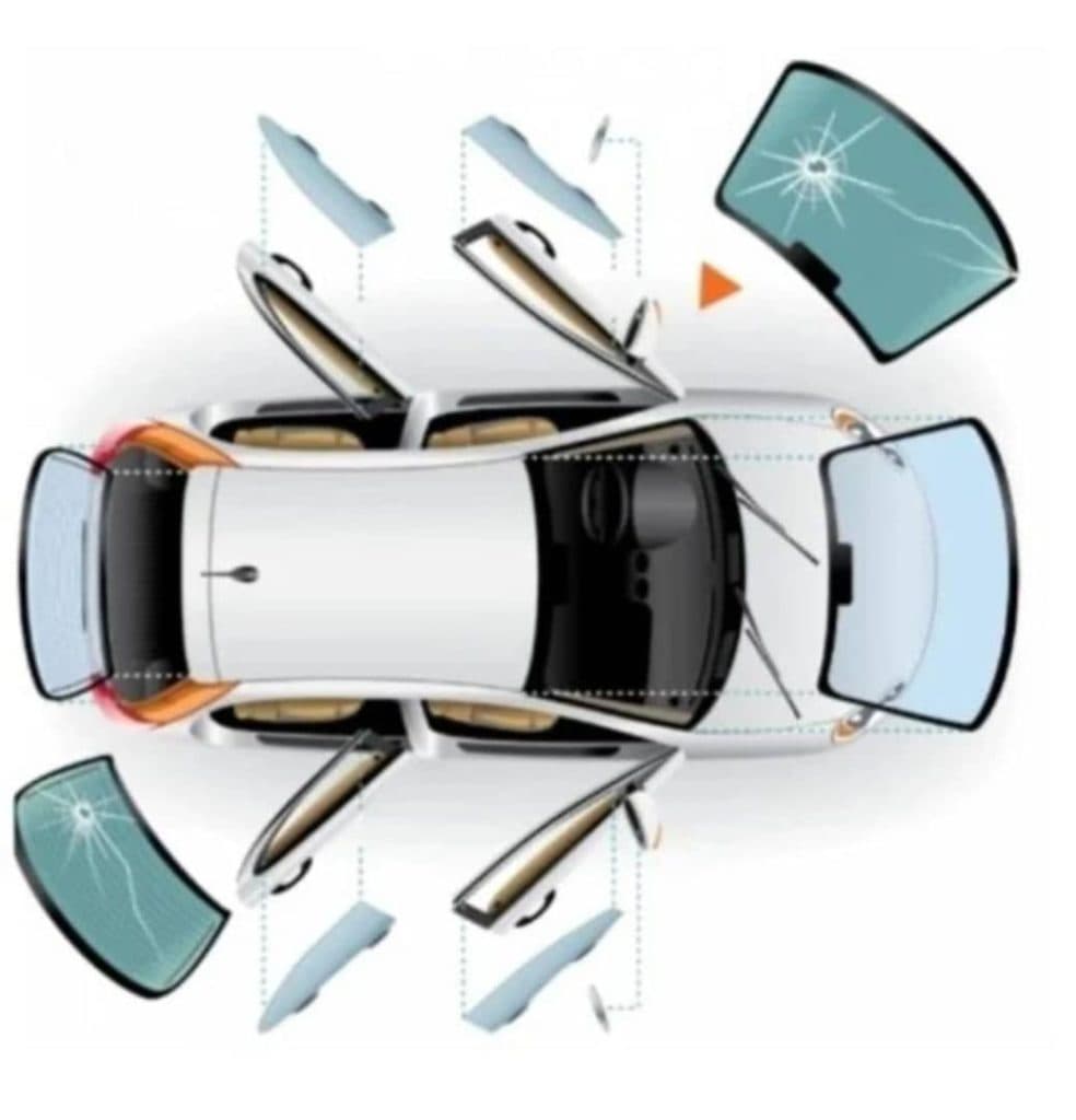 شیشه اتومبیل ونوس در شهر قدس