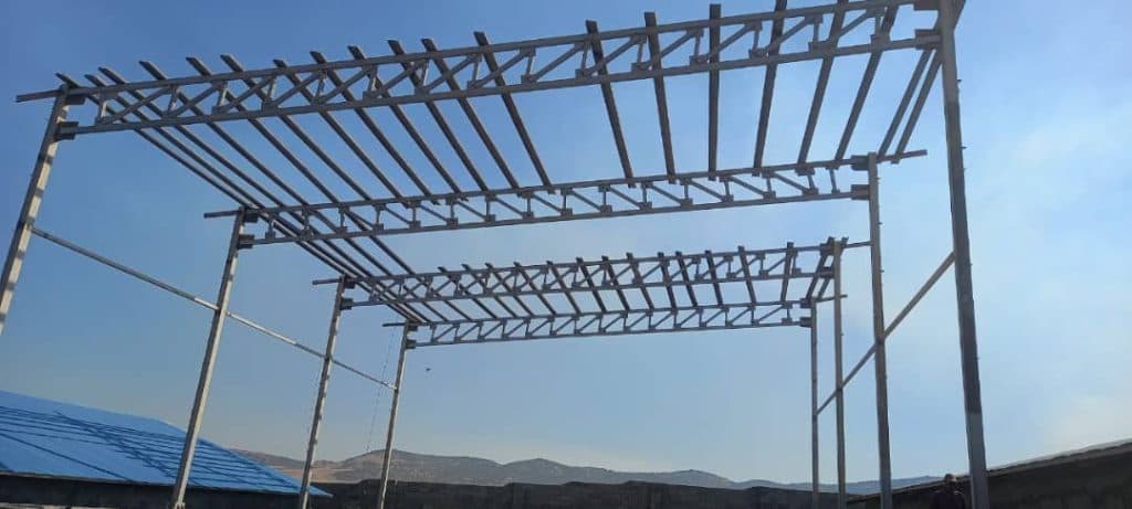 ساخت سازه فلزی سبک و سنگین نقیب زاده در ماهیدشت کرمانشاه