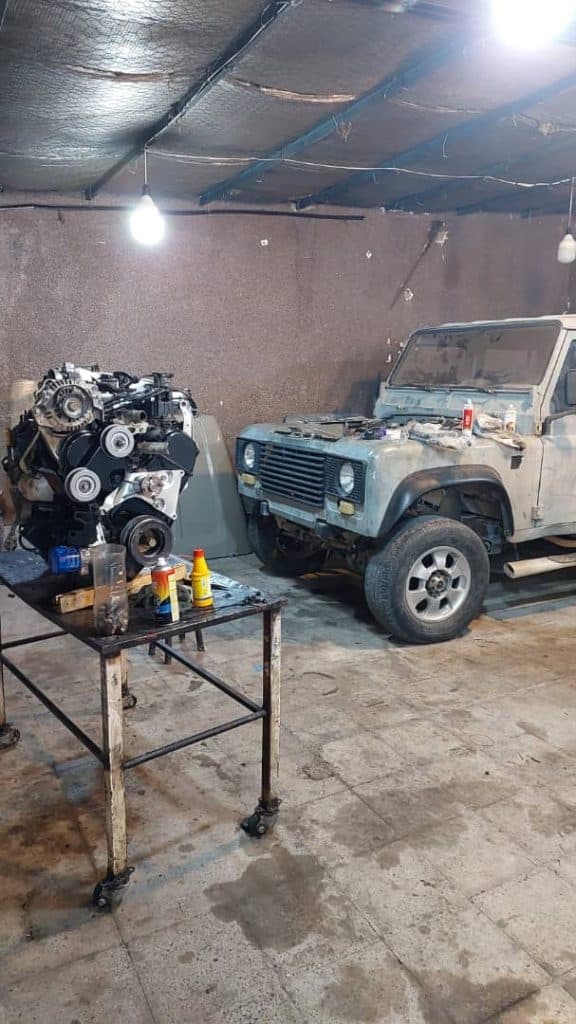 تعمیرگاه کاپرا آقای آفرود حسینی در تهران