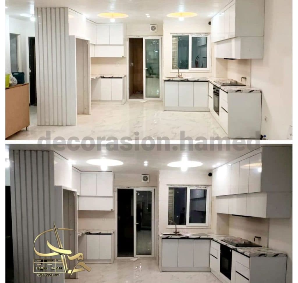 طراحی و اجرای کابینت حامد در قائمشهر