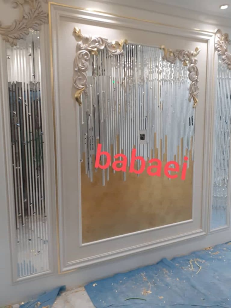 آینه کاری بابایی در فرزانه تهران