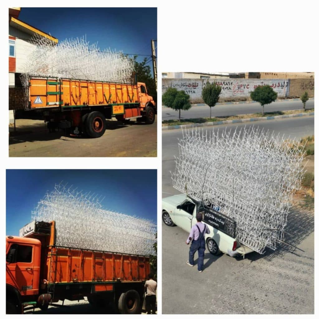 تولید و فروش نرده شاخ گوزنی شرکت هگمتان حفاظ الوند در اراک