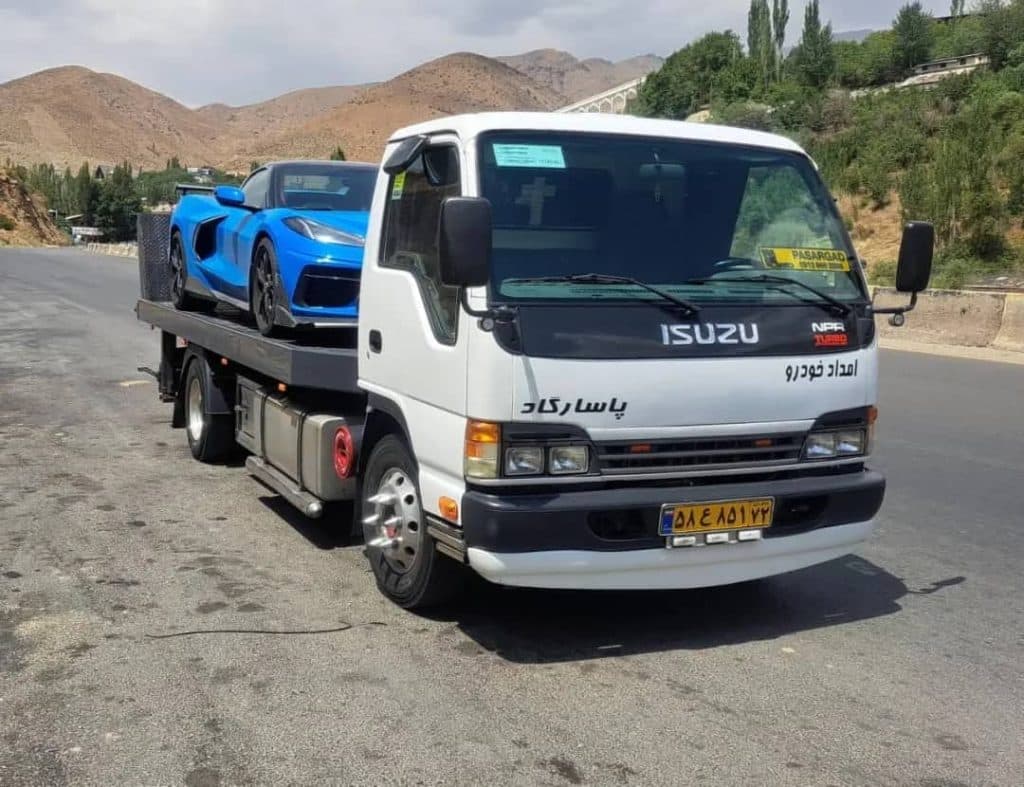شرکت خودروبر و یدک کش پاسارگاد در محمودآباد