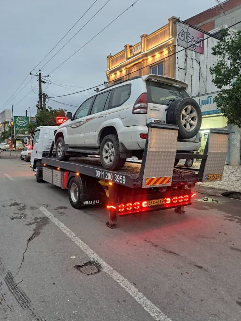 شرکت خودروبر و یدک کش پاسارگاد در ایزدشهر