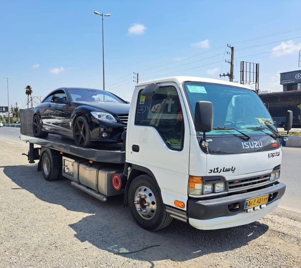 شرکت خودروبر و یدک کش پاسارگاد در ایزدشهر