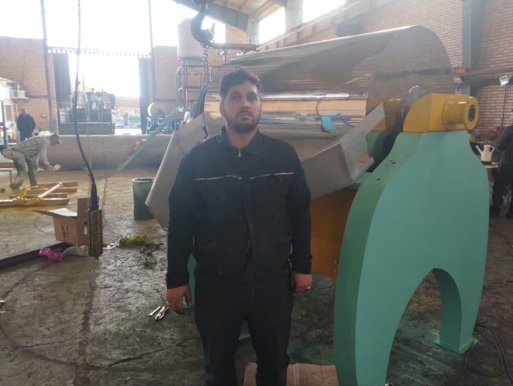 تولید و تعمیر مخزن راکتور آزمایشگاهی طاهری ماهدشت