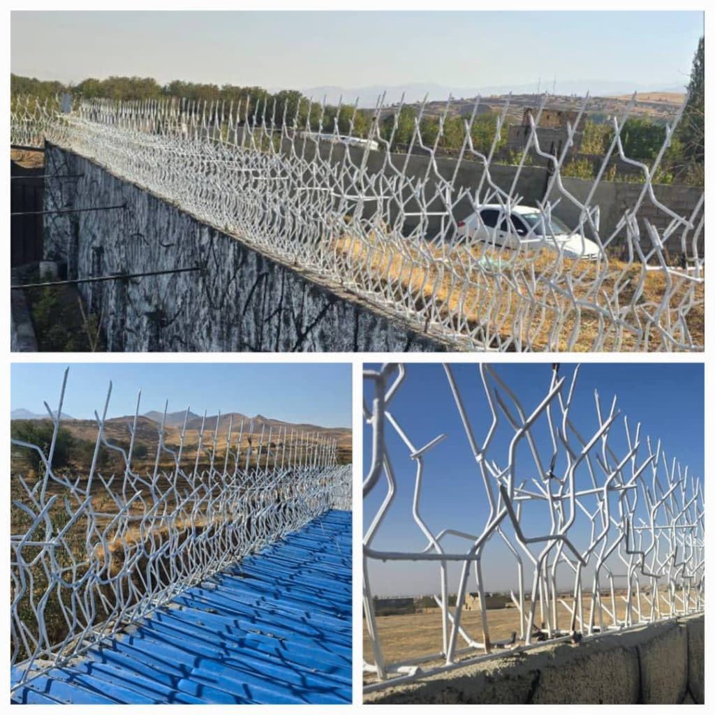 تولید و فروش نرده شاخ گوزنی شرکت هگمتان حفاظ الوند در خرم آباد