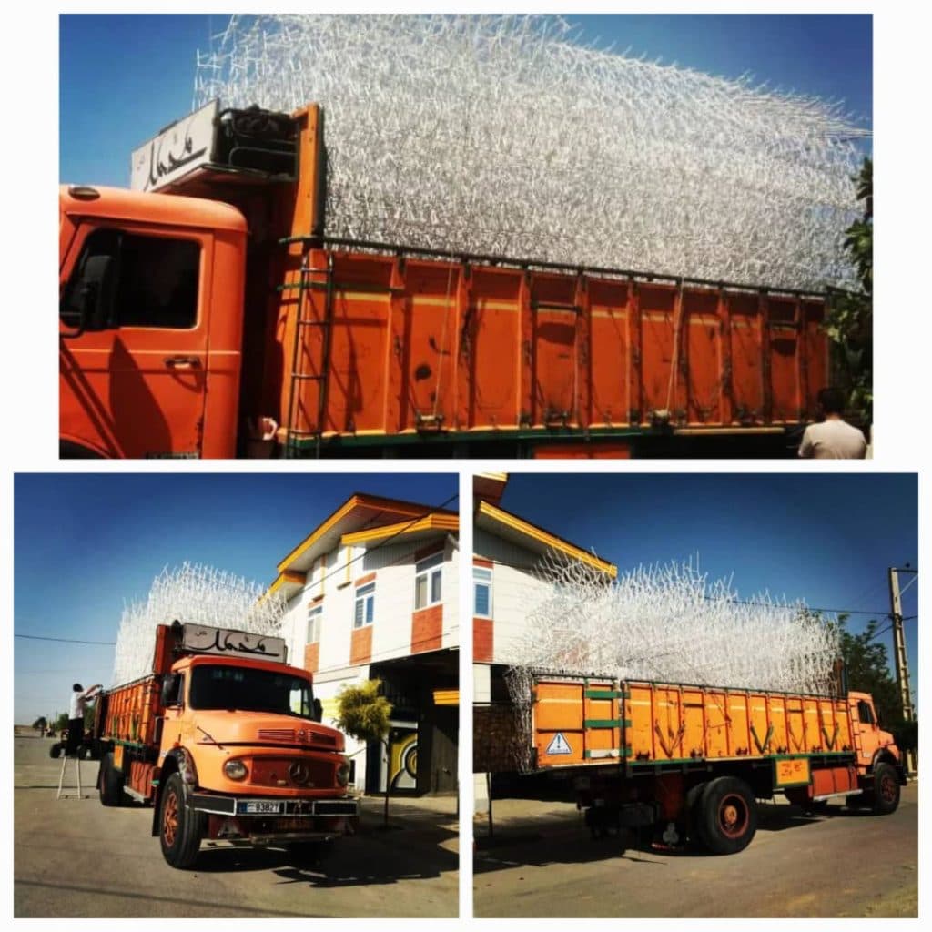 تولید و فروش نرده شاخ گوزنی شرکت هگمتان حفاظ الوند در خرم آباد