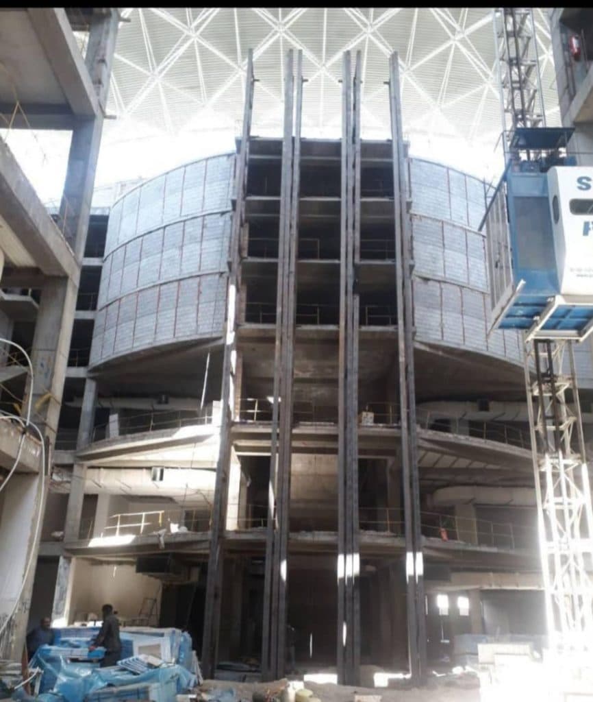 جوشکاری اسکلت و آهن کشی آسانسور محمودی اردبیل