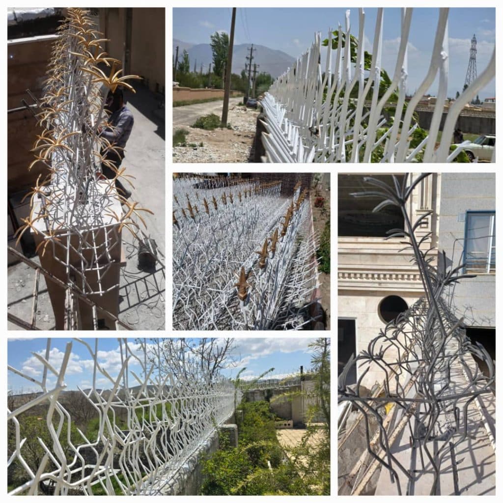 تولید و فروش نرده شاخ گوزنی شرکت هگمتان حفاظ الوند در اراک