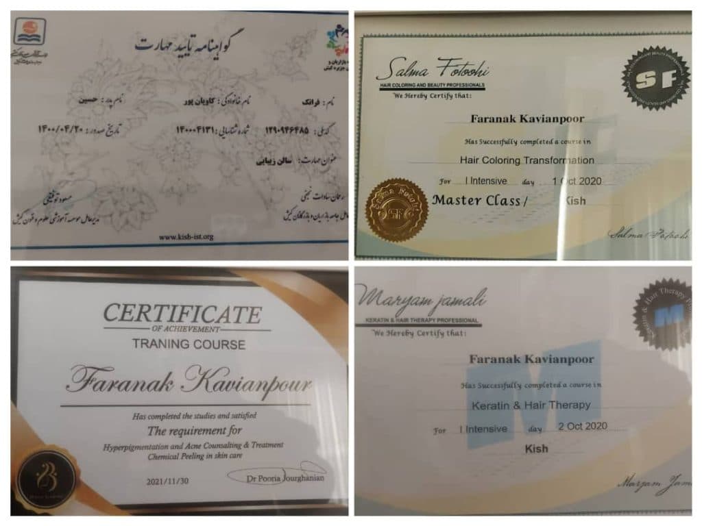 سالن زیبایی فرانک بیوتی در میدان امیرکبیر کیش