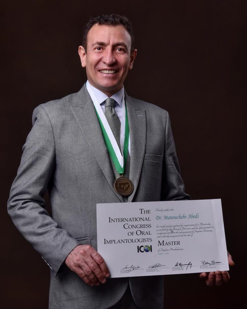 مرکز تخصصی ایمپلنت دندان دکتر منوچهر عابدی در ولیعصر تبریز