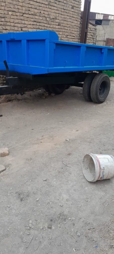 تولید و فروش تریلی جفت چرخ کارگاه حاج حسن رضا شکری در همدان