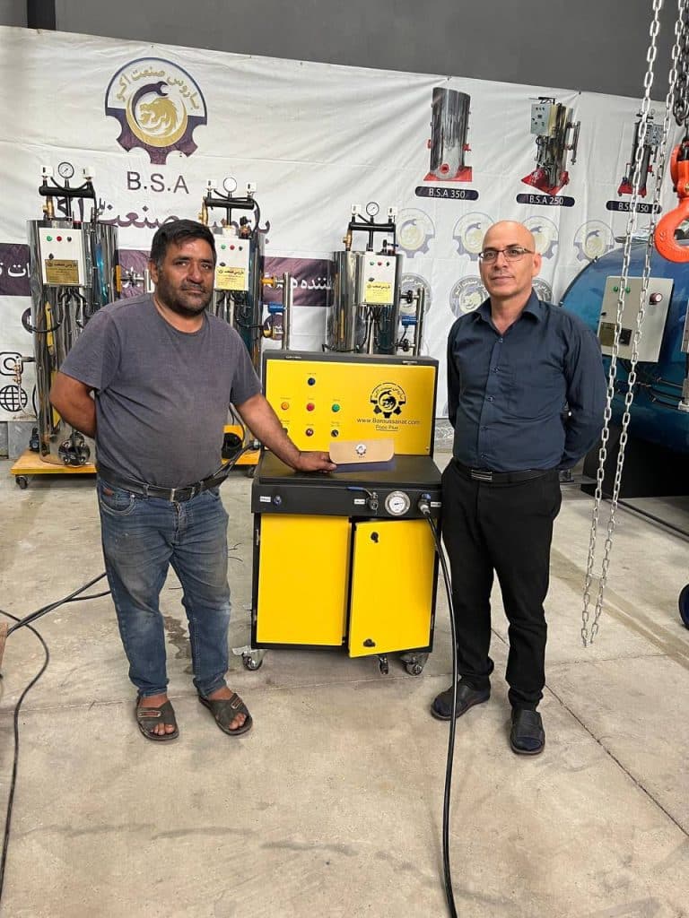 تولید دستگاه های دیگ بخار و کارواش نانو بخار باروس صنعت در اصفهان