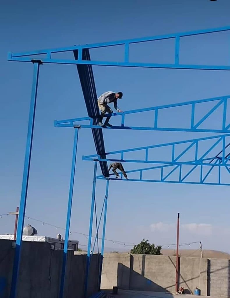 ساخت سوله خرپایی کاظمی در خاتم