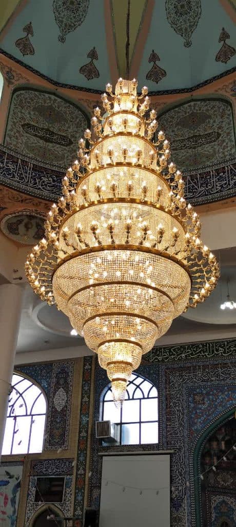 فروش و نصب لوستر طبقاتی واقفی در کاشان