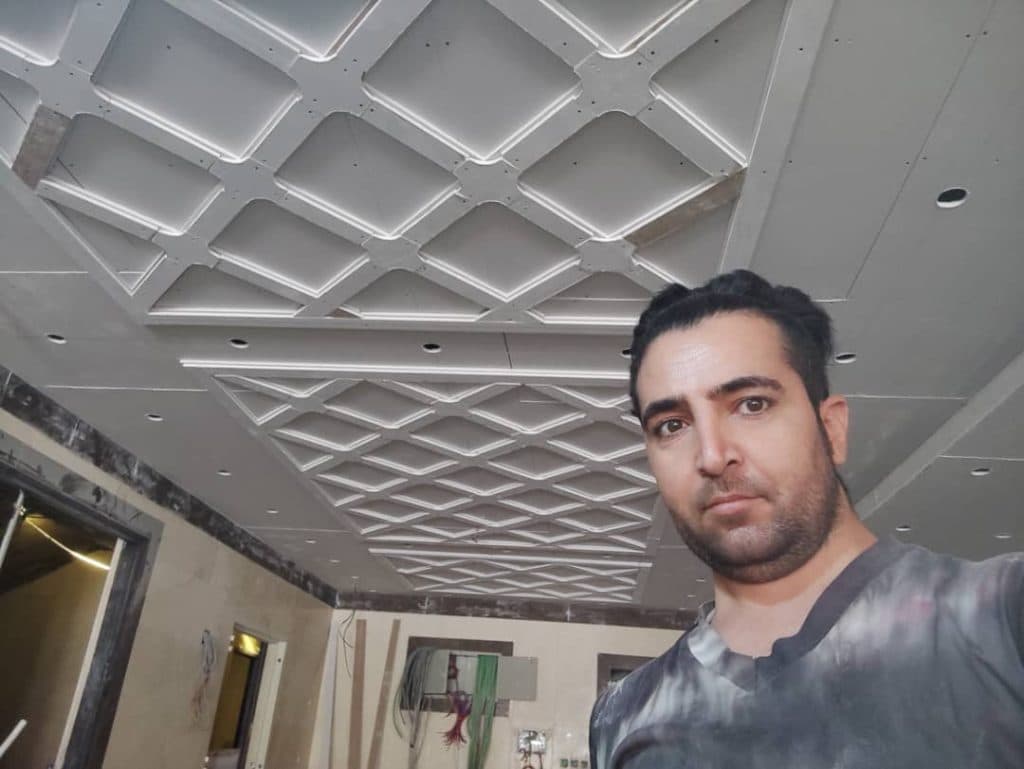 طراحی و اجرای کناف چراغی در کرمانشاه