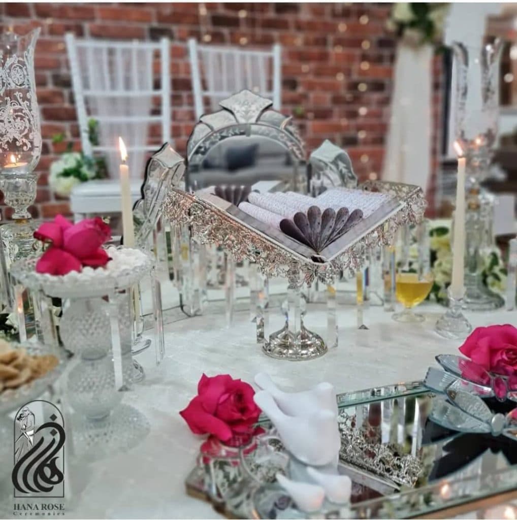 تشریفات مجالس و سفره عقد هانارز در امیدیه