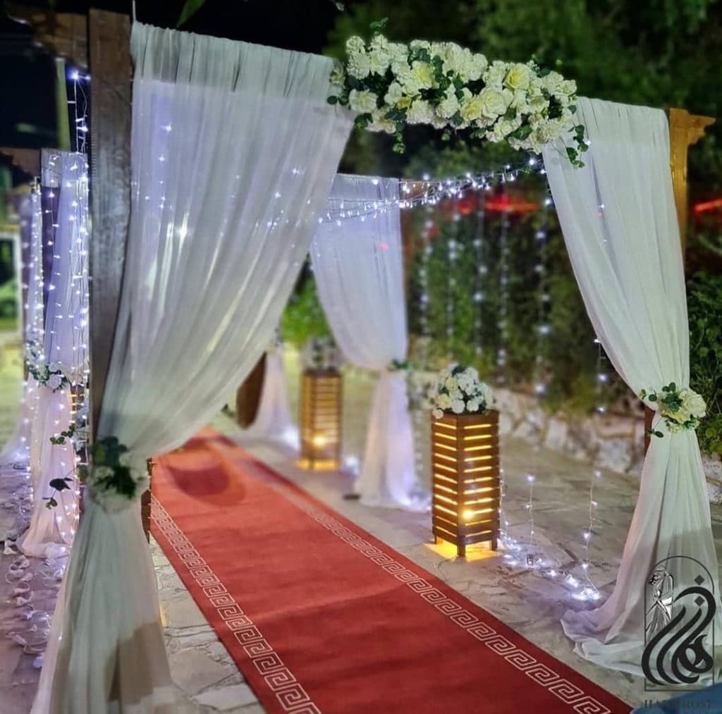 تشریفات مجالس و سفره عقد هانارز در امیدیه