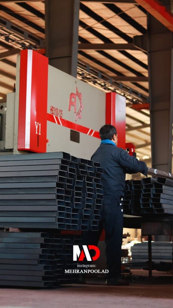 تولید و فروش والپست و میلگرد بستر مهران پولاد در آمل