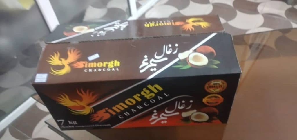 تولید زغال حبه ای و پوست پسته سیمرغ در ملایر