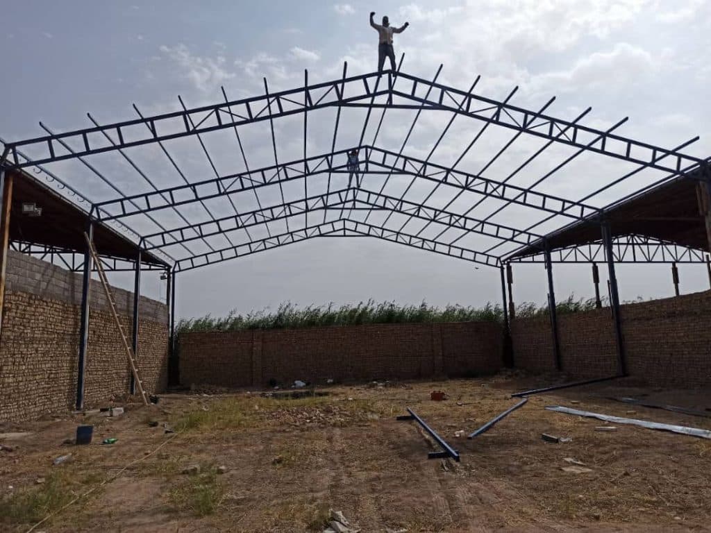 نصب اجرای شیروانی سعید در جنوب تهران