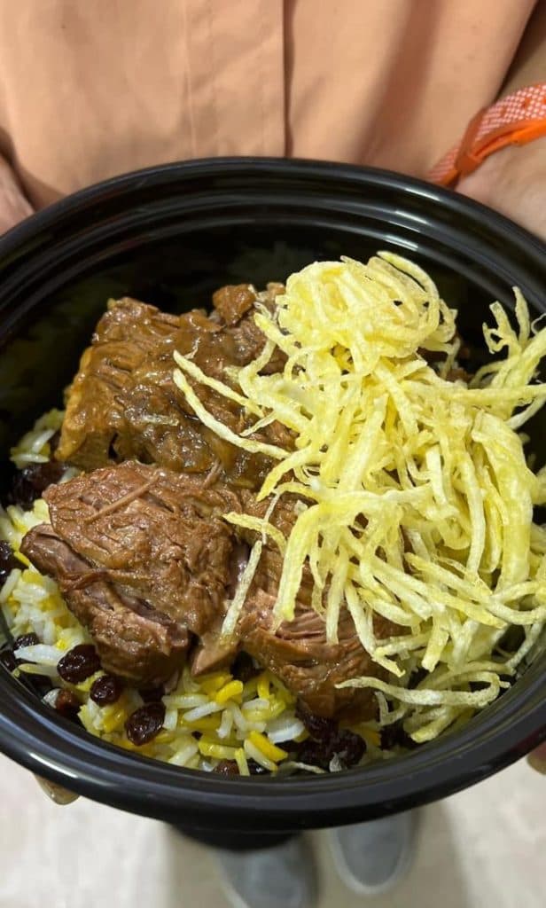 غذا خونگی گل باجی در بابل