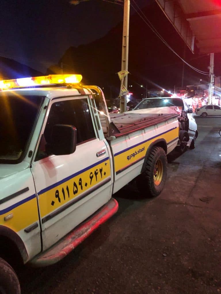 امدادخودرو و یدکش زاغ پشت در سی سنگان نوشهر