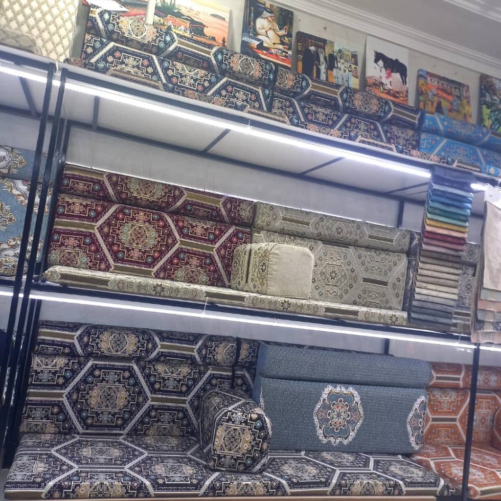 کارگاه تولید مبل خلیجی زمینی کارون دحیمی در کمپلو جنوبی اهواز